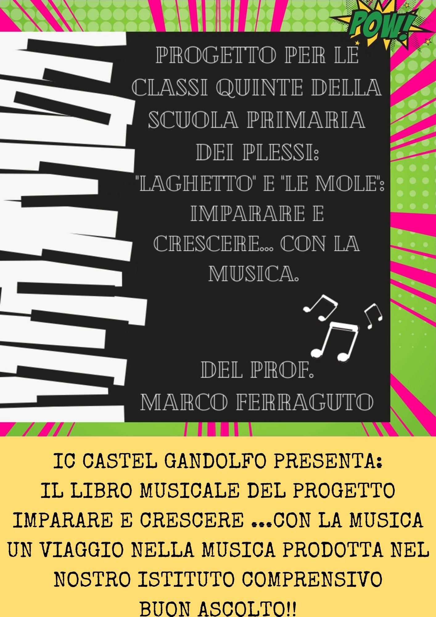 Progetto classi V del prof. Ferraguto